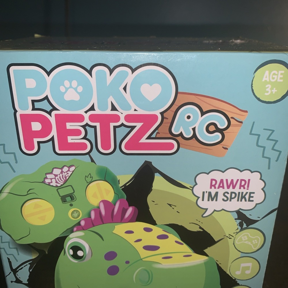 Poko Petz Remote Control Car for Toddlers Spike‎ Dinosaur 2.4GH Ages 3+ NIB